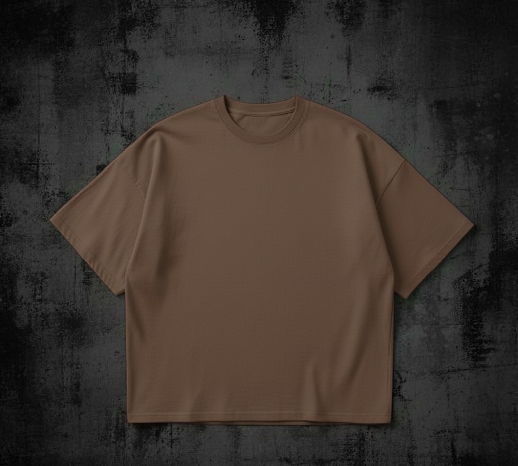 تیشرت بیسیک موکا